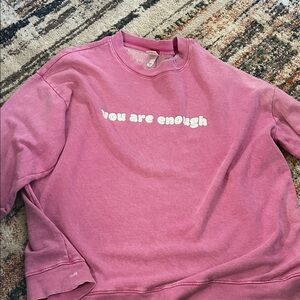 Empowering Pink Women's Crew Neck Sweater